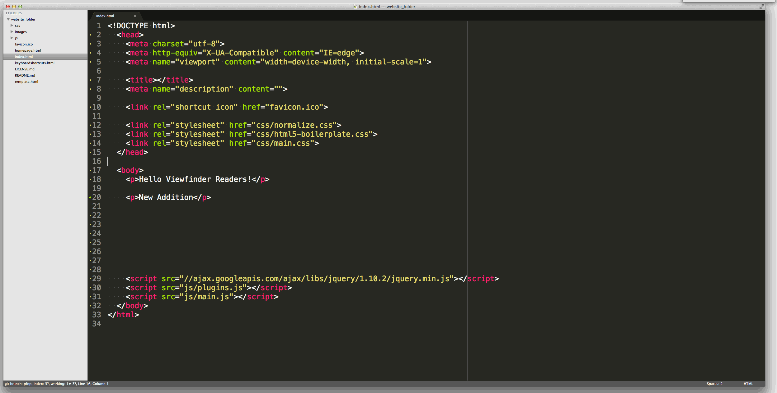 Sublime Text 3 Layout